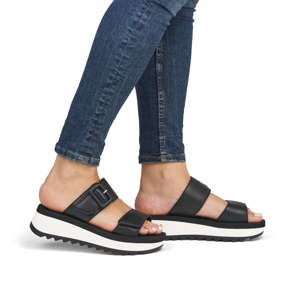 Rieker W3050-00 Anatomic Sandal Black 3.5cm Rieker W3050-00 Anatomic Sandal Black 3.5cm