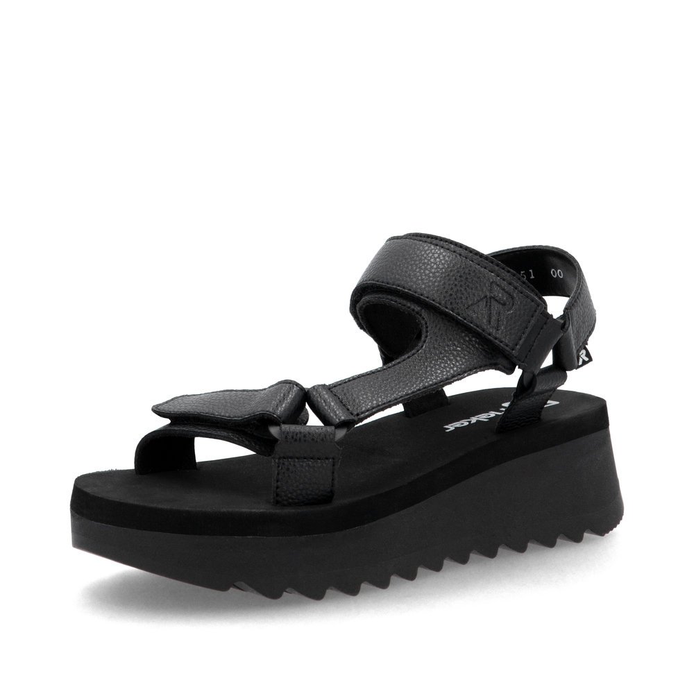 Rieker W3051-00 Anatomic Sandal Black 3.5cm Rieker W3051-00 Anatomic Sandal Black 3.5cm