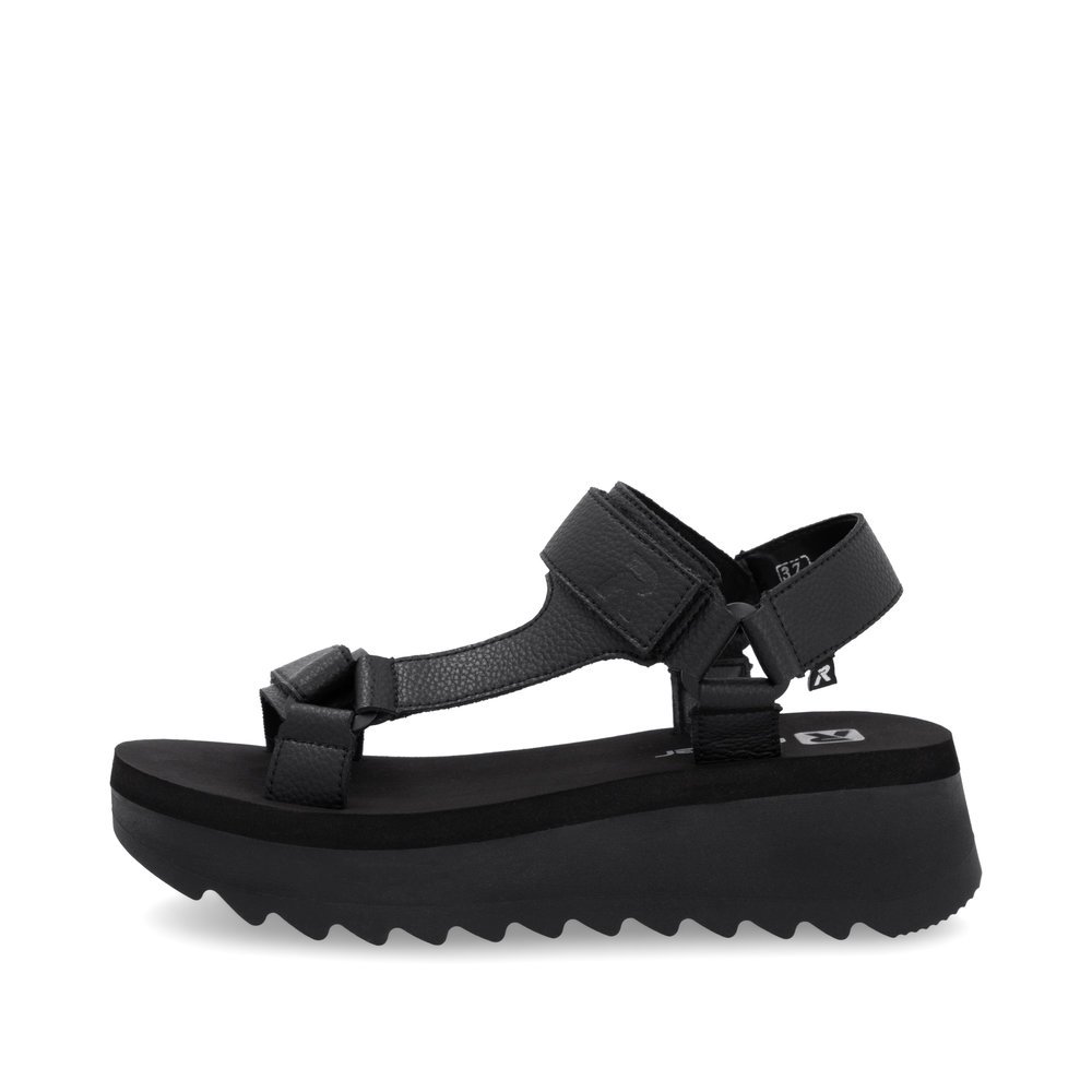 Rieker W3051-00 Anatomic Sandal Black 3.5cm Rieker W3051-00 Anatomic Sandal Black 3.5cm