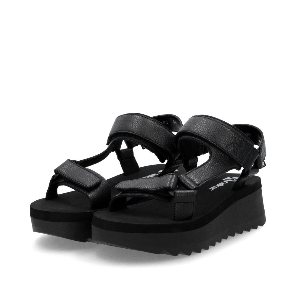 Rieker W3051-00 Anatomic Sandal Black 3.5cm Rieker W3051-00 Anatomic Sandal Black 3.5cm
