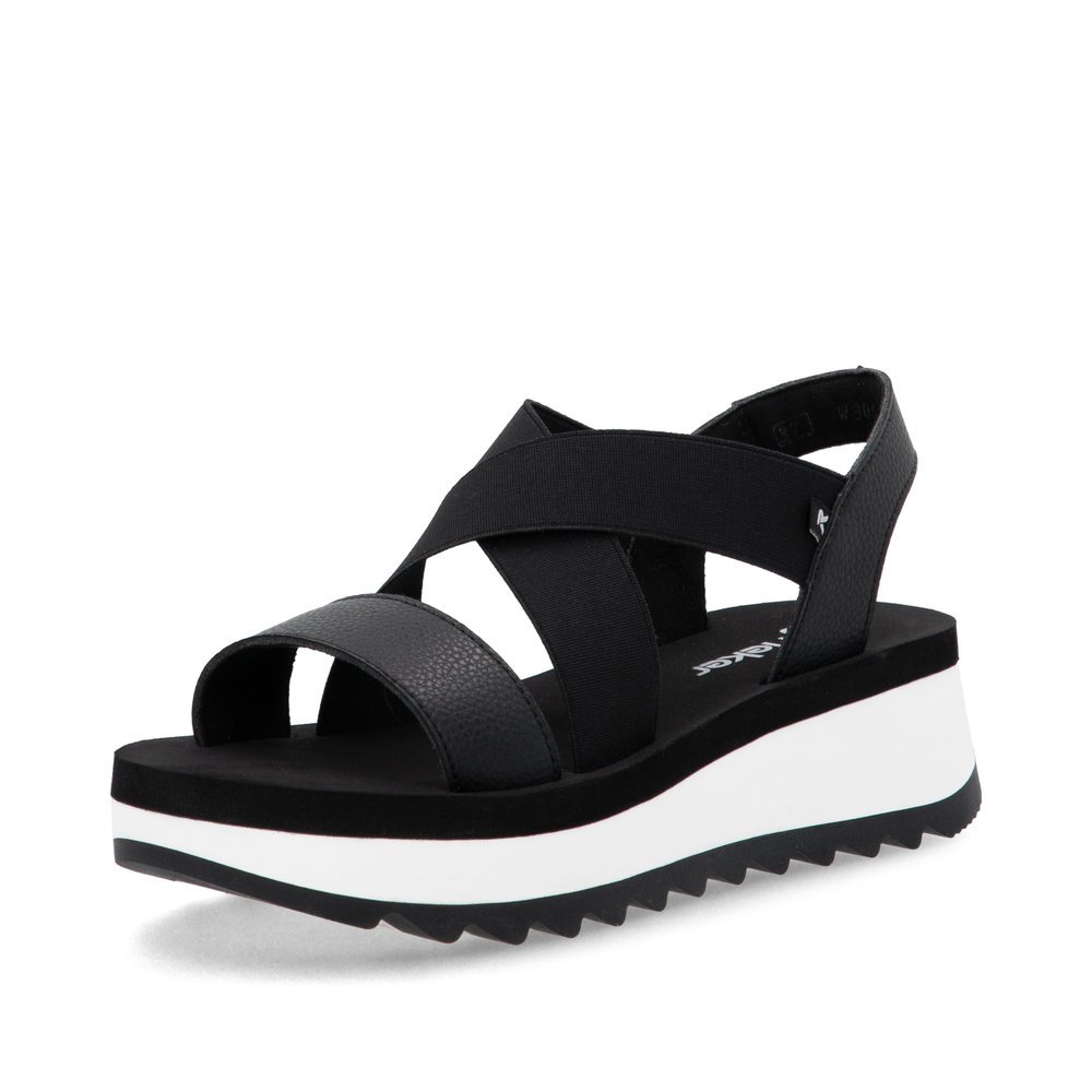 Rieker W3053-00 Anatomic Sandal Black 3.5cm Rieker W3053-00 Anatomic Sandal Black 3.5cm