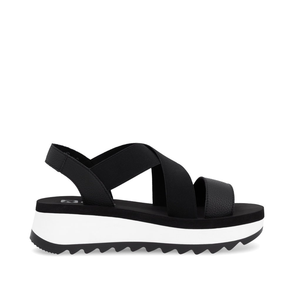 Rieker W3053-00 Anatomic Sandal Black 3.5cm Rieker W3053-00 Anatomic Sandal Black 3.5cm