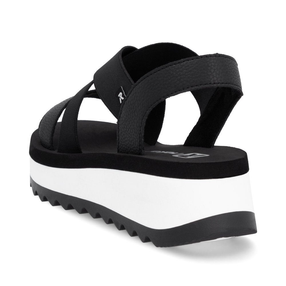 Rieker W3053-00 Anatomic Sandal Black 3.5cm Rieker W3053-00 Anatomic Sandal Black 3.5cm