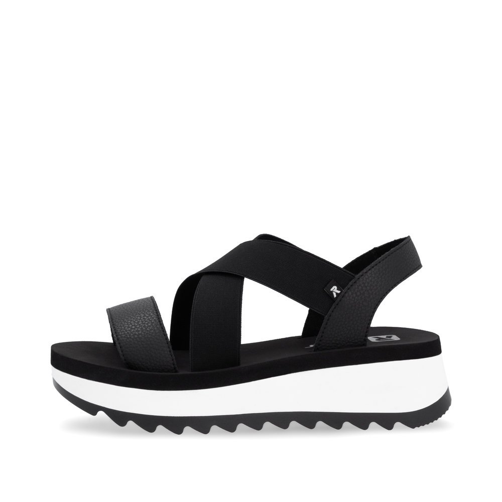 Rieker W3053-00 Anatomic Sandal Black 3.5cm Rieker W3053-00 Anatomic Sandal Black 3.5cm