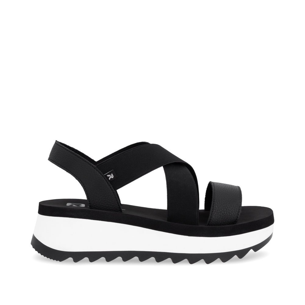 Rieker W3053-00 Anatomic Sandal Black 3.5cm Rieker W3053-00 Anatomic Sandal Black 3.5cm