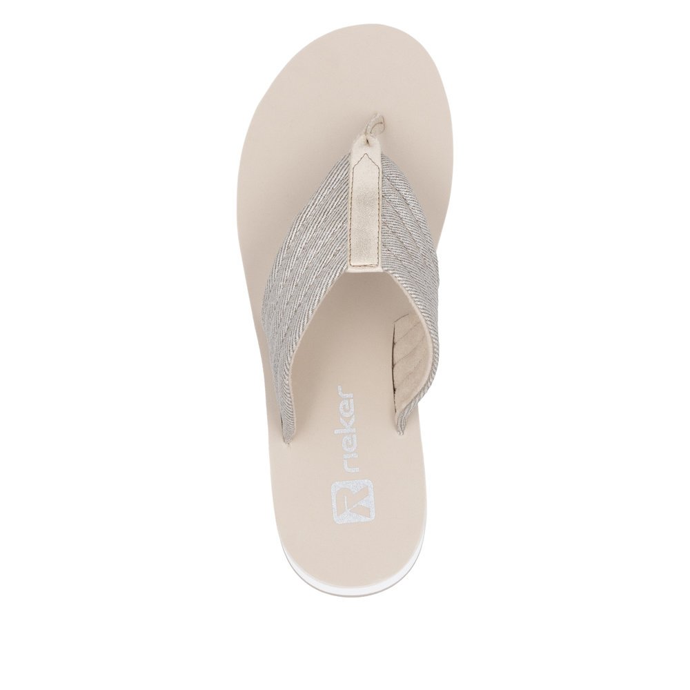 Rieker W3054-60 Anatomic Sandal Beige Gray 3.5cm Rieker W3054-60 Anatomic Sandal Beige Gray 3.5cm