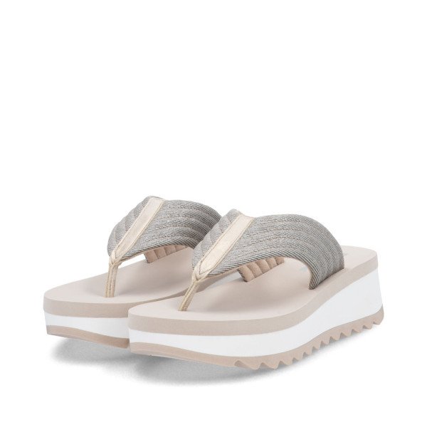 Rieker W3054-60 Anatomic Sandal Beige Gray 3.5cm Rieker W3054-60 Anatomic Sandal Beige Gray 3.5cm
