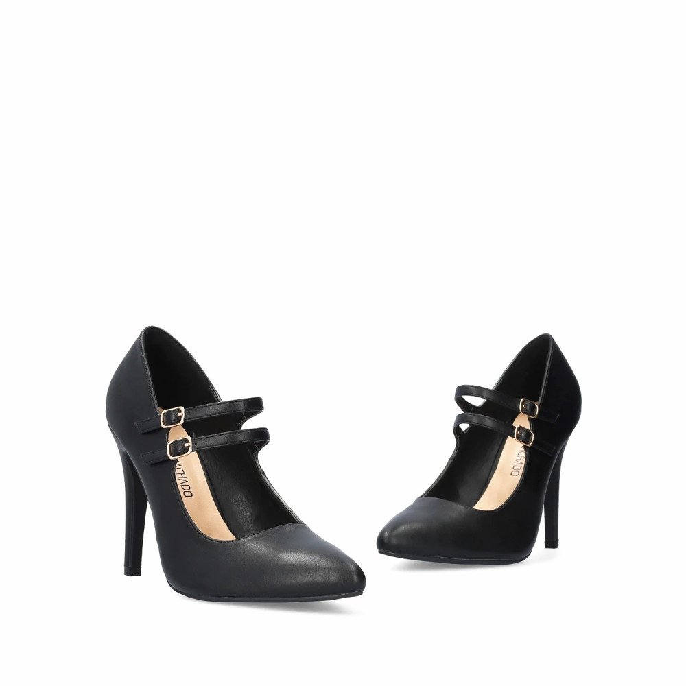 Andres Machado 6046-01 Heel Black 10cm