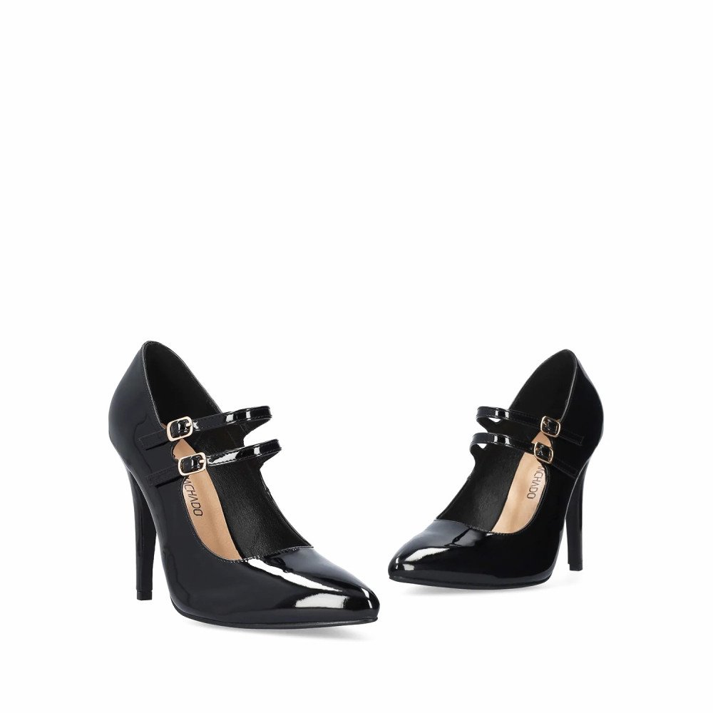Andres Machado 6046-01L Heel Black 10cm
