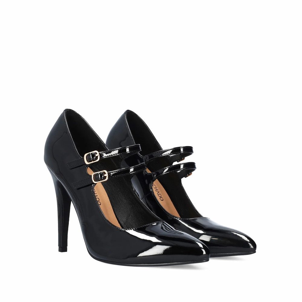 Andres Machado 6046-01L Heel Black 10cm
