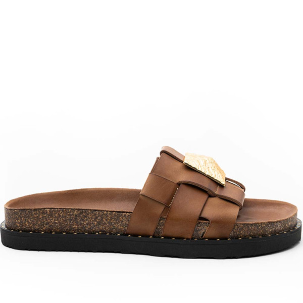 Ateneo 6504-09 Leather Sandal Tan Ateneo 6504-09 Leather Sandal Tan