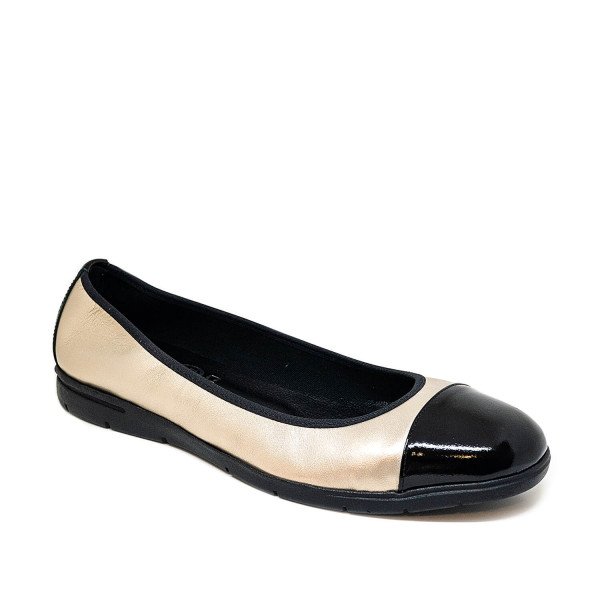Bigshoes GA1133-06 Anatomical Leather Ballerina Gold Bigshoes GA1133-06 Anatomical Leather Ballerina Gold