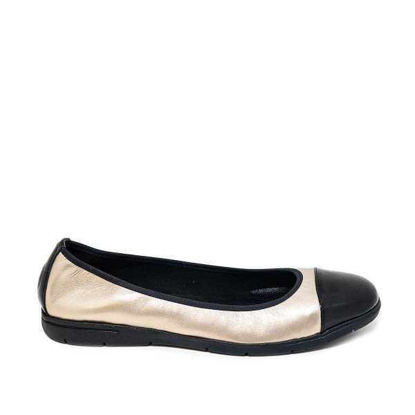 Bigshoes GA1133-06 Anatomical Leather Ballerina Gold Bigshoes GA1133-06 Anatomical Leather Ballerina Gold