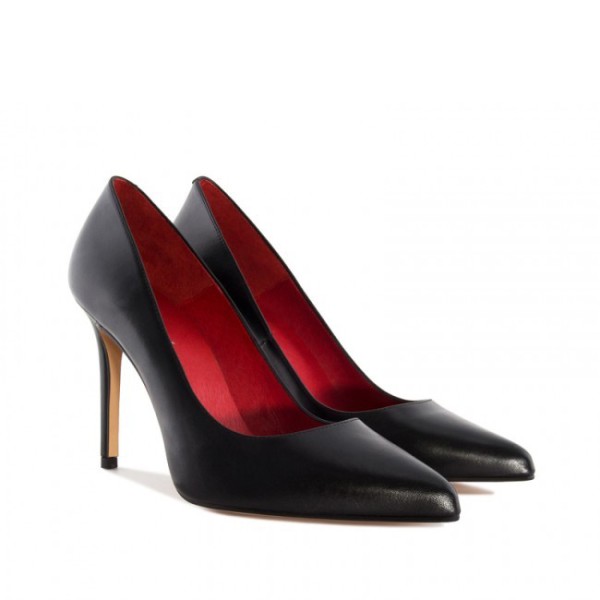 Andres Machado Diana-01 Leather Pump Black 11.5cm Andres Machado Diana-01 Leather Pump Black 11.5cm