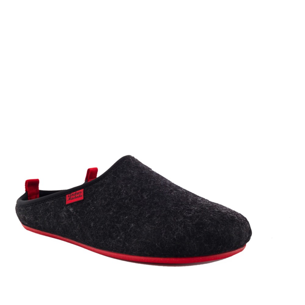 Andres Machado Dynamic-01/14 Slippers Black Red Andres Machado Dynamic-01/14 Slippers Black Red