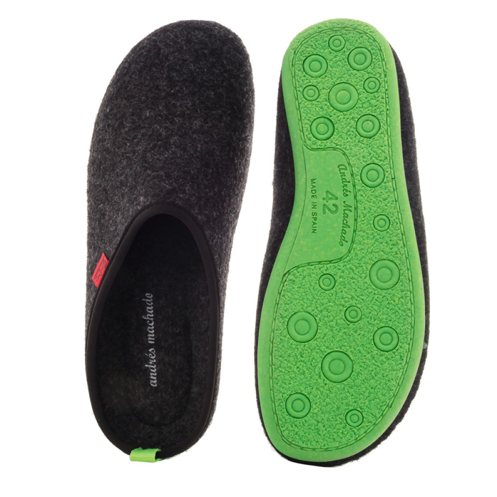 Andres Machado Dynamic-01/19 Slipper Black Green Andres Machado Dynamic-01/19 Slipper Black Green