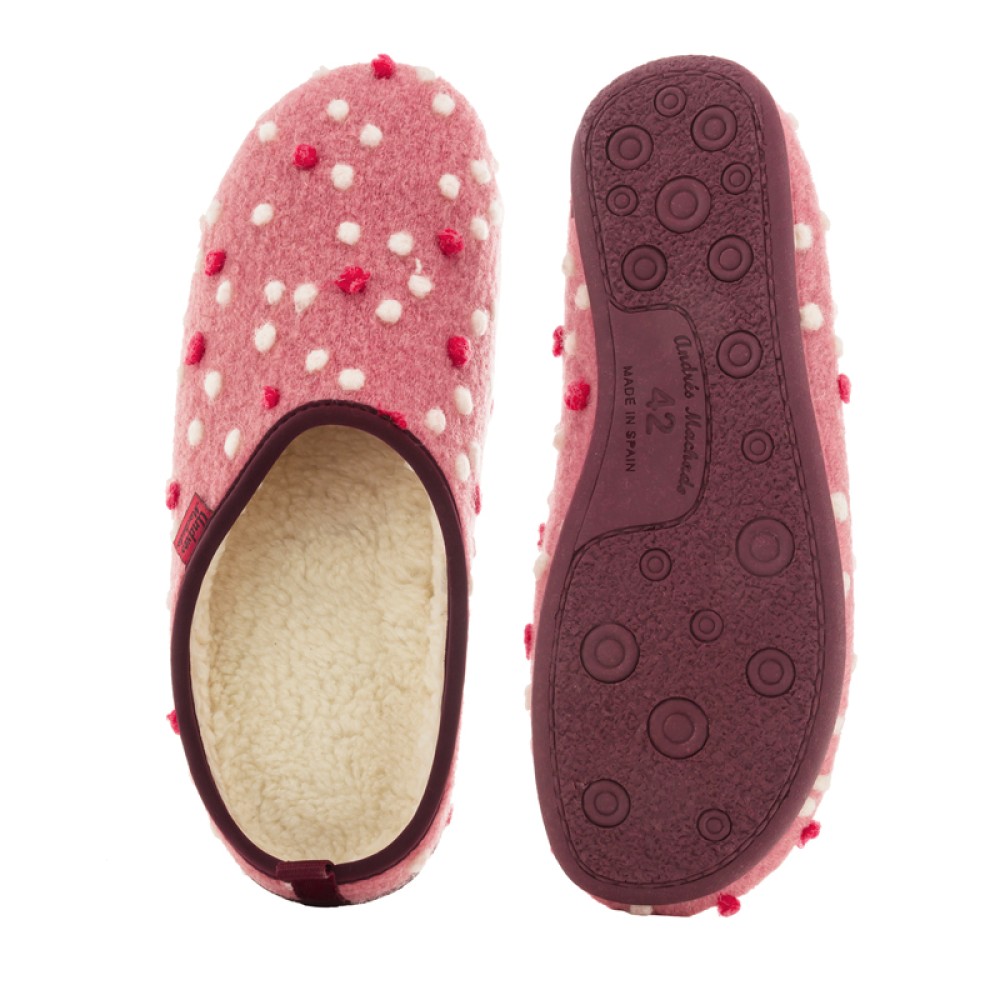 Andres Machado Dynamic-17 Slipper Pink Dots Andres Machado Dynamic-17 Slipper Pink Dots