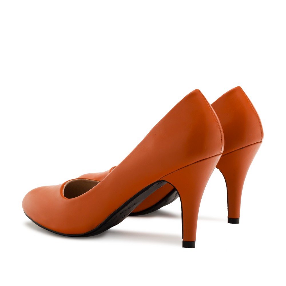 Andres Machado 422-28 Pump Orange 9.5cm Andres Machado 422-28 Pump Orange 9.5cm