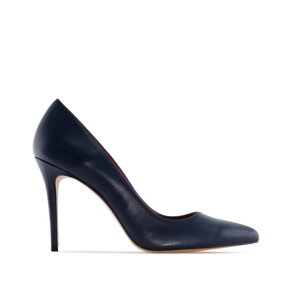Andres Machado Diana-18 Leather Pump Blue 11.5cm Andres Machado Diana-18 Leather Pump Blue 11.5cm