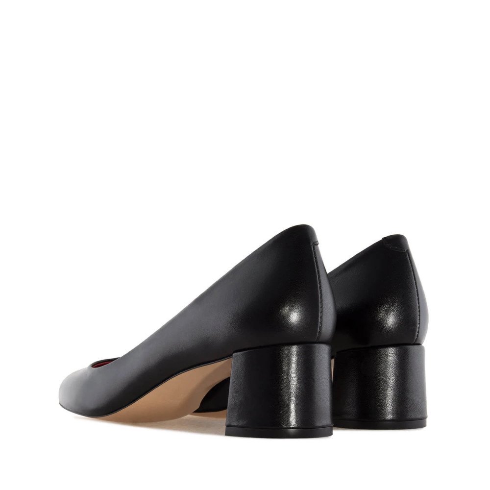 Andres Machado Martina-01 Leather Pump Black 5cm Andres Machado Martina-01 Leather Pump Black 5cm