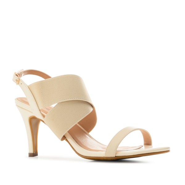 Andres Machado 5513-15 Sandal Cream 10cm Andres Machado 5513-15 Sandal Cream 10cm