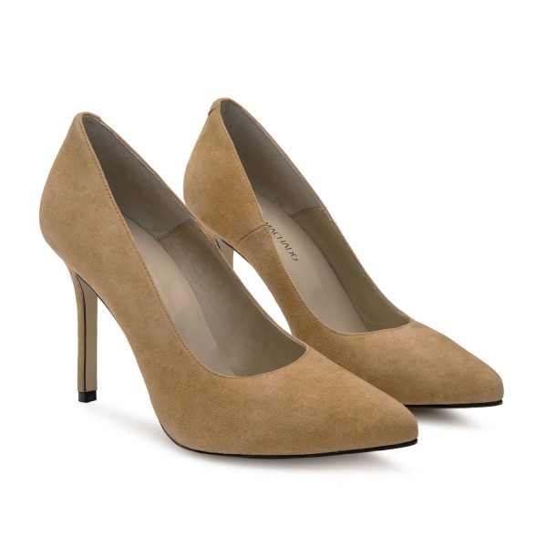 Andres Machado Diana-32 Leather Pump Camel 11.5cm Andres Machado Diana-32 Leather Pump Camel 11.5cm
