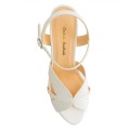 Andres Machado 5484-02 Sandal White 12cm Andres Machado 5484-02 Sandal White 12cm