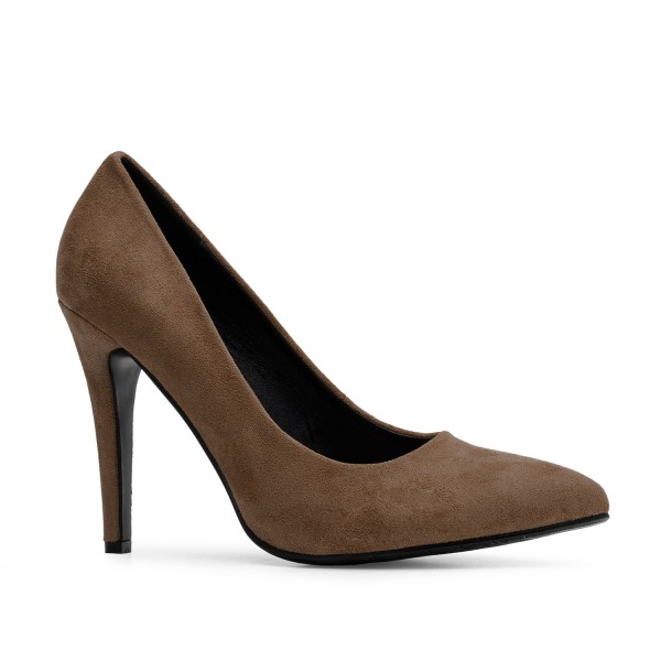 Andres Machado 5532-07 Pump Taupe 11cm Andres Machado 5532-07 Pump Taupe 11cm