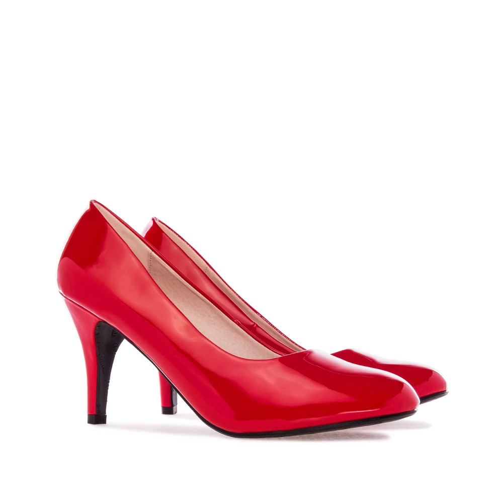 Andres Machado 422-14L Pump Red 9.5cm Andres Machado 422-14L Pump Red 9.5cm