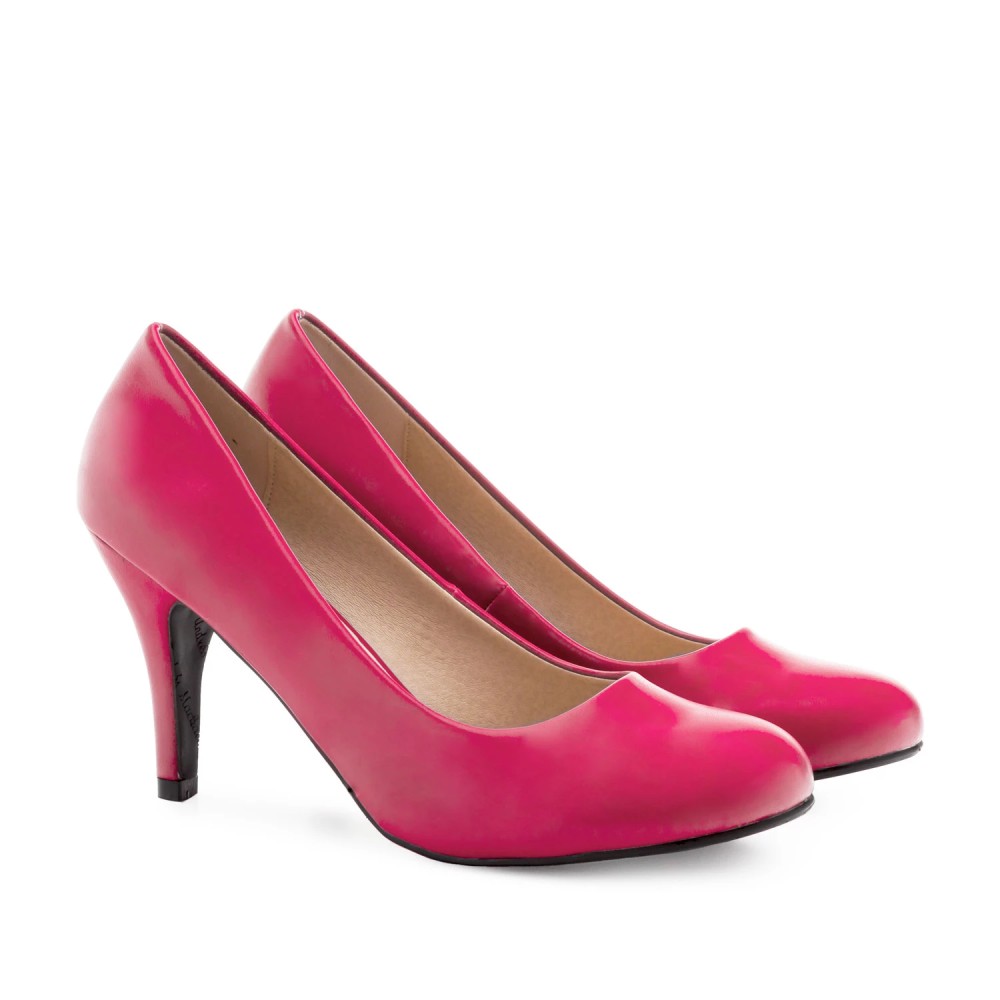 Andres Machado 422-39 Pump Fuchsia 9.5cm Andres Machado 422-39 Pump Fuchsia 9.5cm