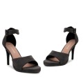 Andres Machado AM5557-08 High Heeled Sandal Grey 10.5cm Andres Machado AM5557-08 High Heeled Sandal Grey 10.5cm