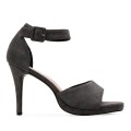 Andres Machado AM5557-08 High Heeled Sandal Grey 10.5cm Andres Machado AM5557-08 High Heeled Sandal Grey 10.5cm