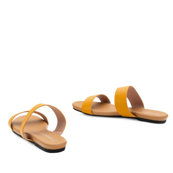 Andres Machado 5582-24 Sandal Yellow Andres Machado 5582-24 Sandal Yellow