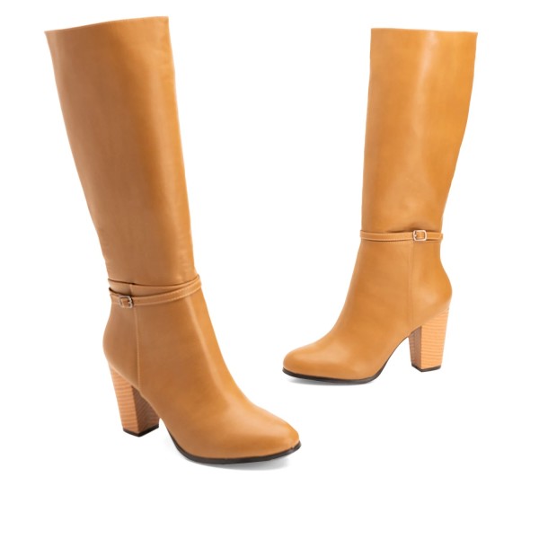Andres Machado AM4209-32 High Heeled Boot Camel 10cm Andres Machado AM4209-32 High Heeled Boot Camel 10cm