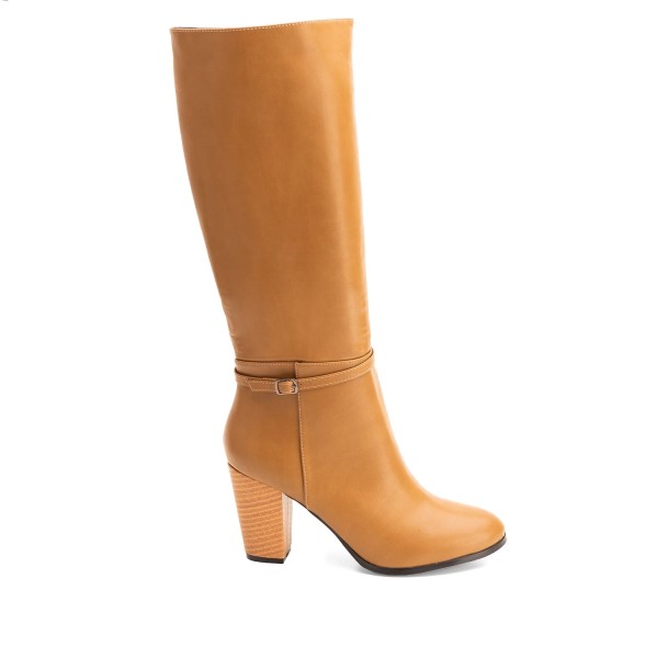Andres Machado AM4209-32 High Heeled Boot Camel 10cm Andres Machado AM4209-32 High Heeled Boot Camel 10cm