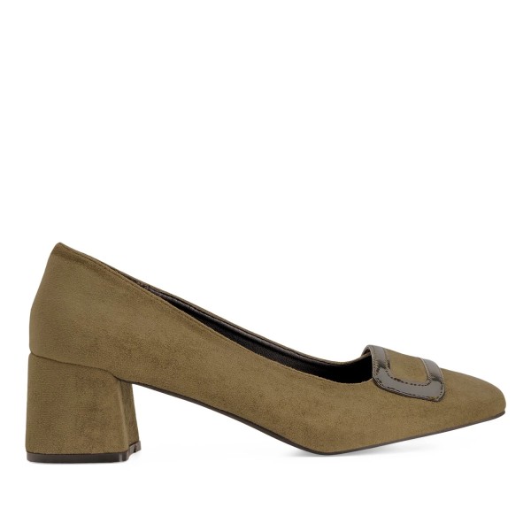 Andres Machado AM5590-19 Pump Khaki 5.5cm Andres Machado AM5590-19 Pump Khaki 5.5cm