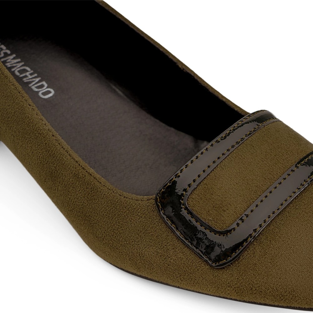 Andres Machado AM5590-19 Pump Khaki 5.5cm Andres Machado AM5590-19 Pump Khaki 5.5cm