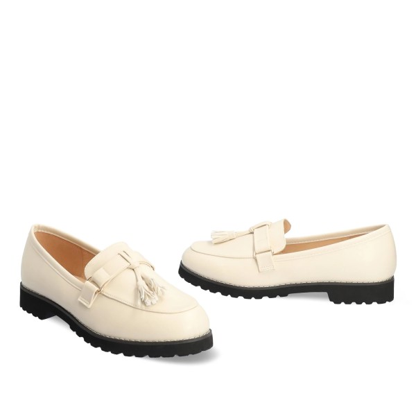 Andres Machado AM5599-15 Mocassin Ivory  Andres Machado AM5599-15 Mocassin Ivory