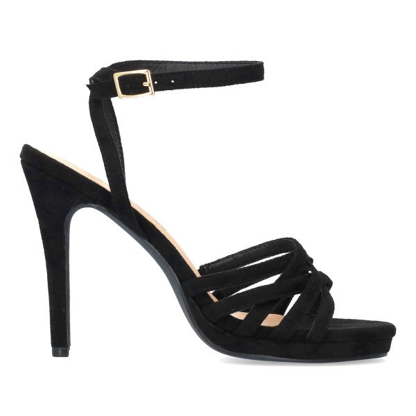 Andres Machado 5731-01 Sandal Black 12cm Andres Machado 5731-01 Sandal Black 12cm
