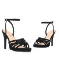 Andres Machado 5731-01 Sandal Black 12cm Andres Machado 5731-01 Sandal Black 12cm