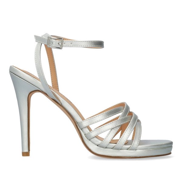 Andres Machado 5731-04 Sandal Silver 12cm Andres Machado 5731-04 Sandal Silver 12cm
