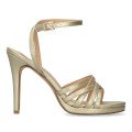 Andres Machado 5731-06 Sandal Gold 12cm Andres Machado 5731-06 Sandal Gold 12cm