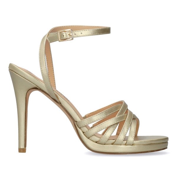 Andres Machado 5731-06 Sandal Gold 12cm Andres Machado 5731-06 Sandal Gold 12cm