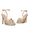 Andres Machado 5731-06 Sandal Gold 12cm Andres Machado 5731-06 Sandal Gold 12cm