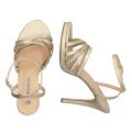 Andres Machado 5731-06 Sandal Gold 12cm Andres Machado 5731-06 Sandal Gold 12cm