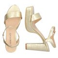 Andres Machado 5732-06 Sandal Gold 12cm Andres Machado 5732-06 Sandal Gold 12cm