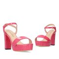 Andres Machado 5732-39 Sandal Fuchsia 12cm Andres Machado 5732-39 Sandal Fuchsia 12cm