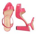 Andres Machado 5732-39 Sandal Fuchsia 12cm Andres Machado 5732-39 Sandal Fuchsia 12cm