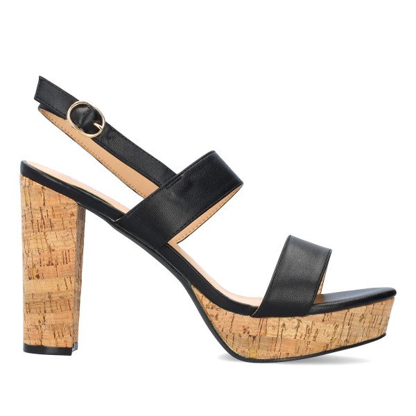 Andres Machado 5734-01 Sandal Black 12cm Andres Machado 5734-01 Sandal Black 12cm