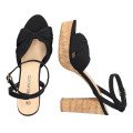 Andres Machado 5736-01 Sandal Black 12cm Andres Machado 5736-01 Sandal Black 12cm